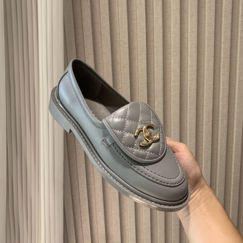 Ch*el leather shoes
